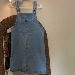 ISStheme denim overall dress